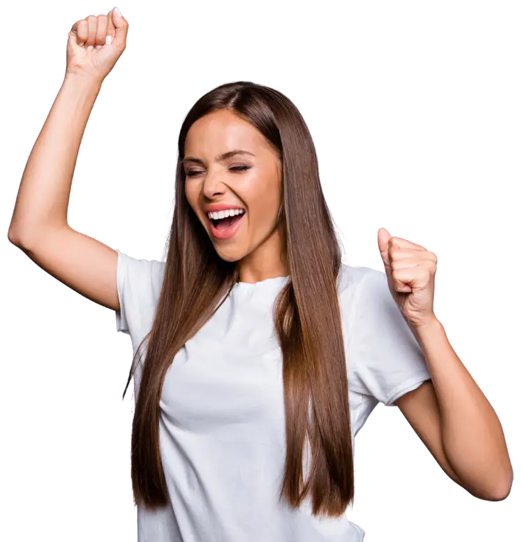 Freude nach direkt bestandener Fahrprüfung mit Fahrschule FahrPoint in Wuppertal